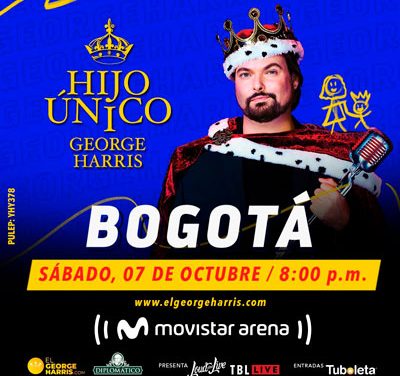 George Harris vuelve a Bogotá con su show «Hijo Único»