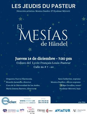 El Teatro del Liceo Francés celebra su aniversario 90 con el «El Mesías de Handel»
