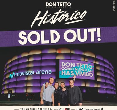 «Don Tetto: Histórico» logra ser la primera banda de rock colombiana con boletería completamente agotada en el Movistar Arena