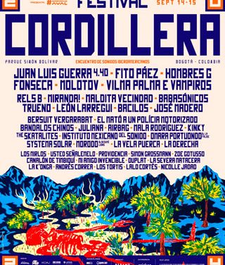 Ya está a la venta la boletería para el Festival Cordillera 2024