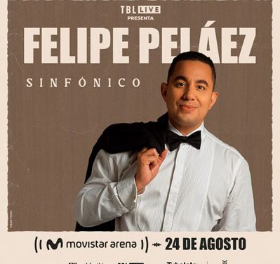 El Movistar Arena de Bogotá recibe a «Felipe Peláez Sinfónico»