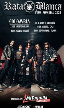 Rata Blanca llega a Colombia y busca a su mejor fan