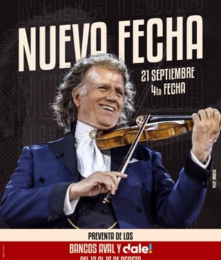 El violinista André Rieu anuncia su cuarta fecha en Bogotá